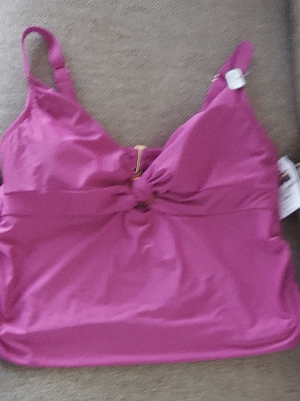 Time and Tru Mix & Match Swim Tankini Pink Size 2X NWT